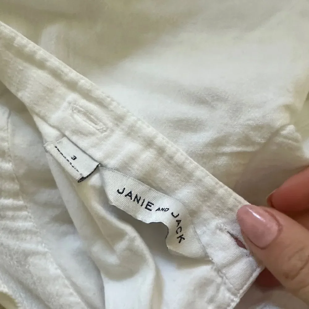 Janie and Jack Elegant White Blouse